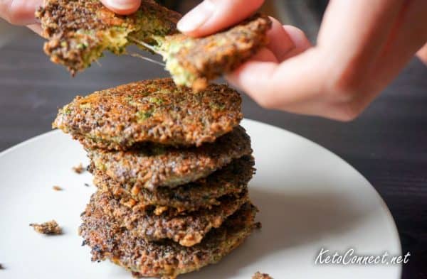 Keto Griddle Cakes | Broccoli Bacon and Cheddar - KetoConnect