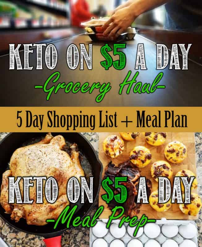 keto diet grocery list and meal plan pdf