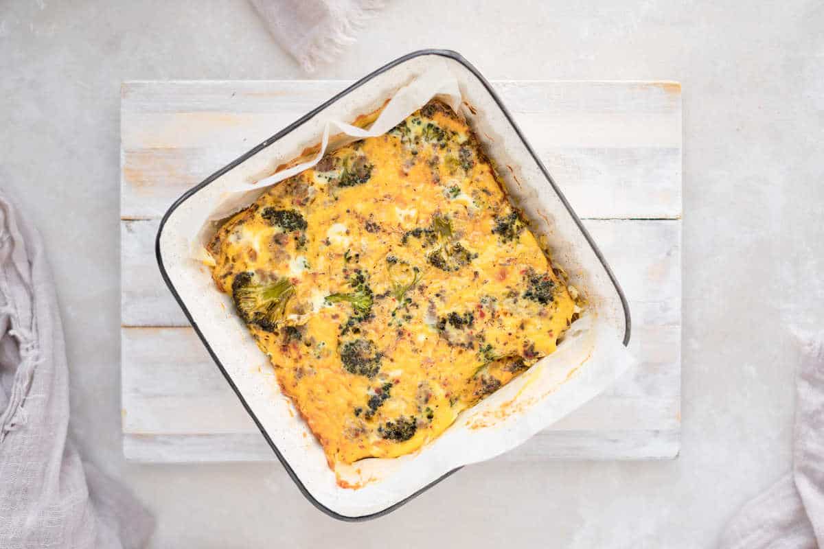 The Best Keto Breakfast Casserole Sausage And Cheese KetoConnect   Breakfast Casserole Baked 