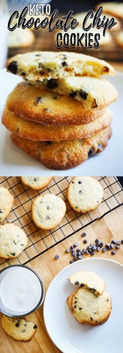 These Low Carb Chocolate Chip Cookies are the perfect combination of crisp and soft, and will become a new household staple!