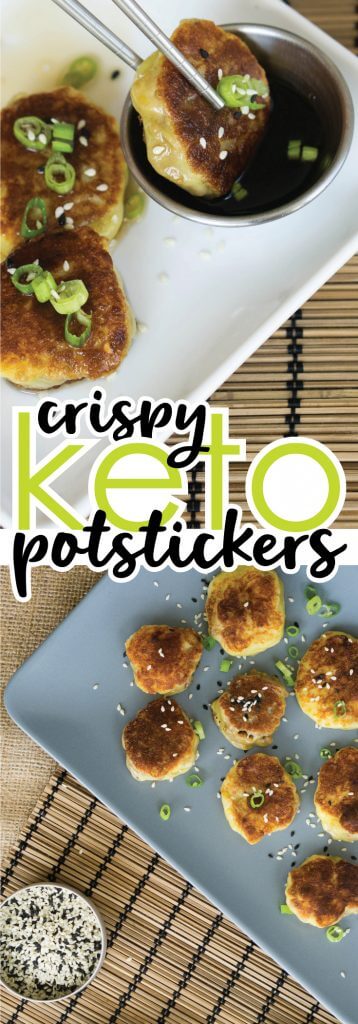 Our keto-friendly Gluten Free Potstickers turn your favorite Asian take-out night into a fun homemade, low carb, delicious dinner!