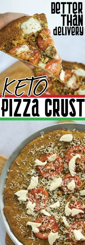 low-carb-pizza-crust-pinterest Relive your pre-keto pizza days, guilt-free, with this low carb pizza crust recipe!
