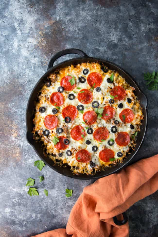 Low Carb Keto Pizza Casserole - KetoConnect