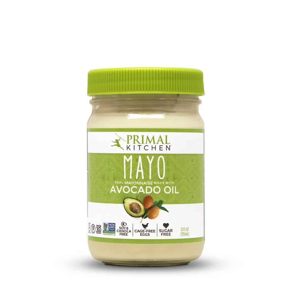 Primal Kitchen mayonnaise and salad dressing uses avocado oil and no refined seed oil. Perfect for all sorts of keto recipes or a low carb salad!