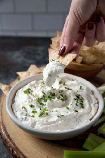 Easy French Onion Dip - Ketoconnect