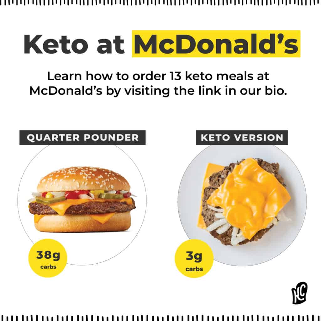 Everything Keto At McDonald's In 2024 - KetoConnect