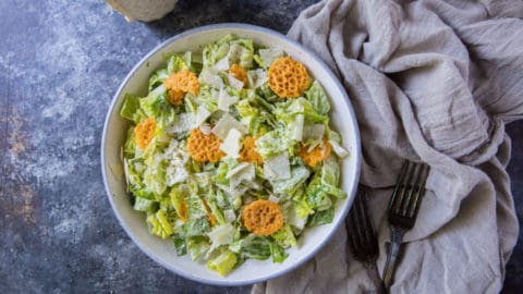 Keto Caesar Salad Recipe