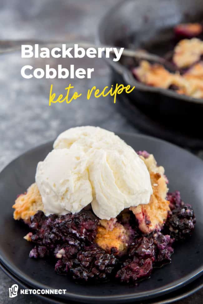 Keto Blackberry Cobbler (Quick Easy Recipe) - KetoConnect