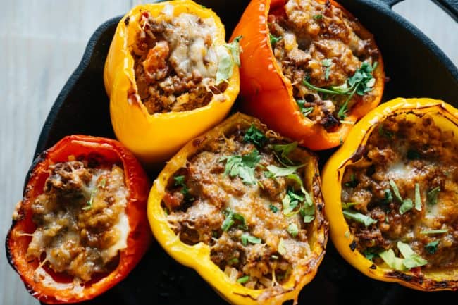 Easy Keto Stuffed Peppers Recipe - Italian Style - KetoConnect