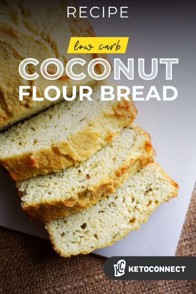 Keto Coconut Flour Bread Just 1g Carbs Per Slice Ketoconnect